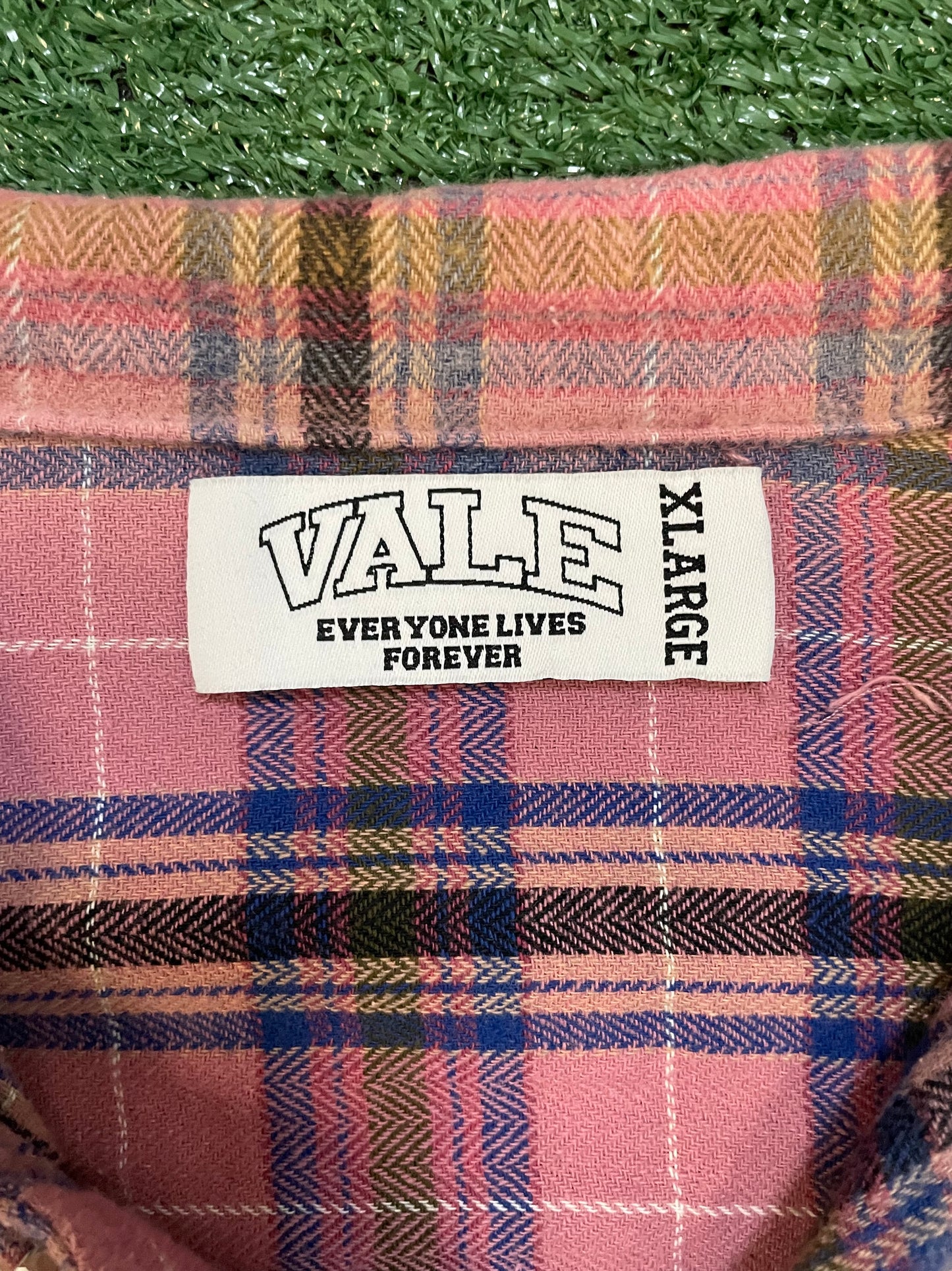 Vale rhinestone purple and pink flannel