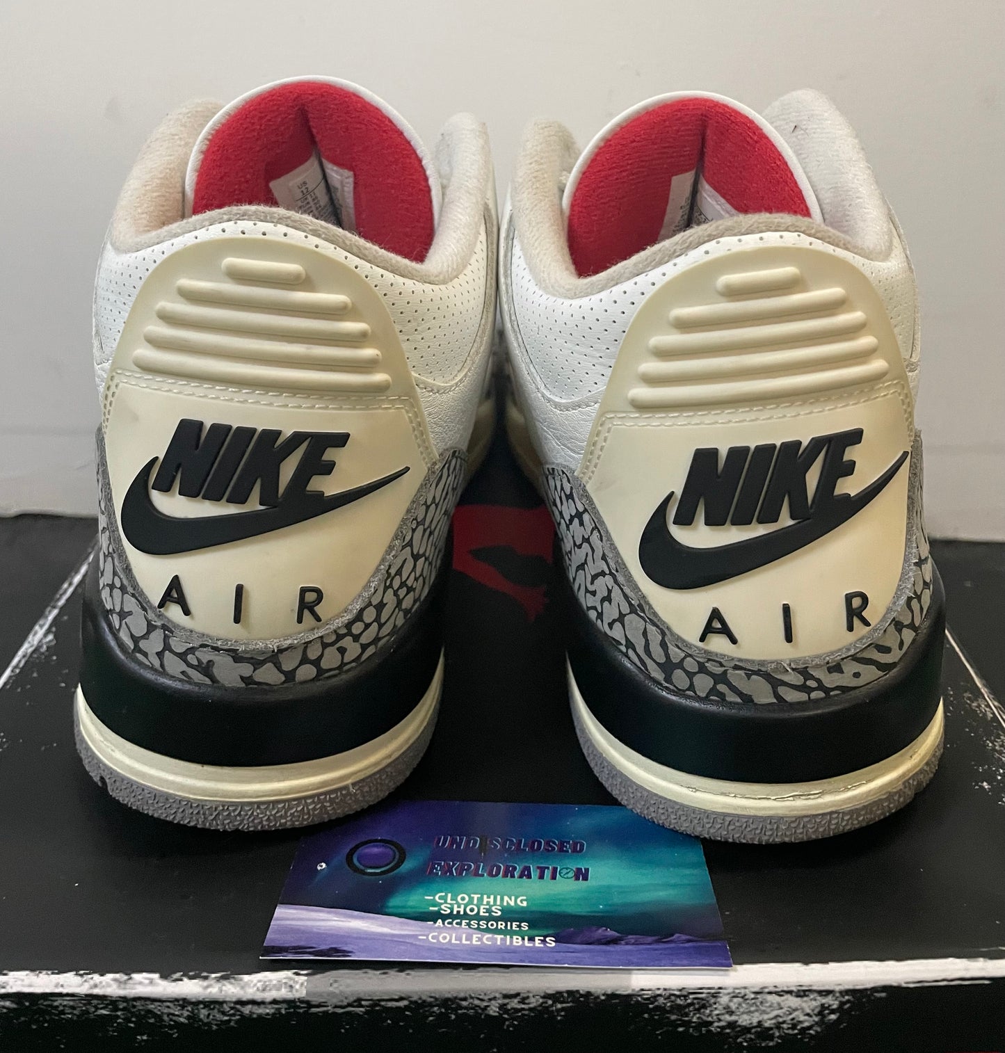 Air Jordan 3 white cement reimagined size 12men/13.5women