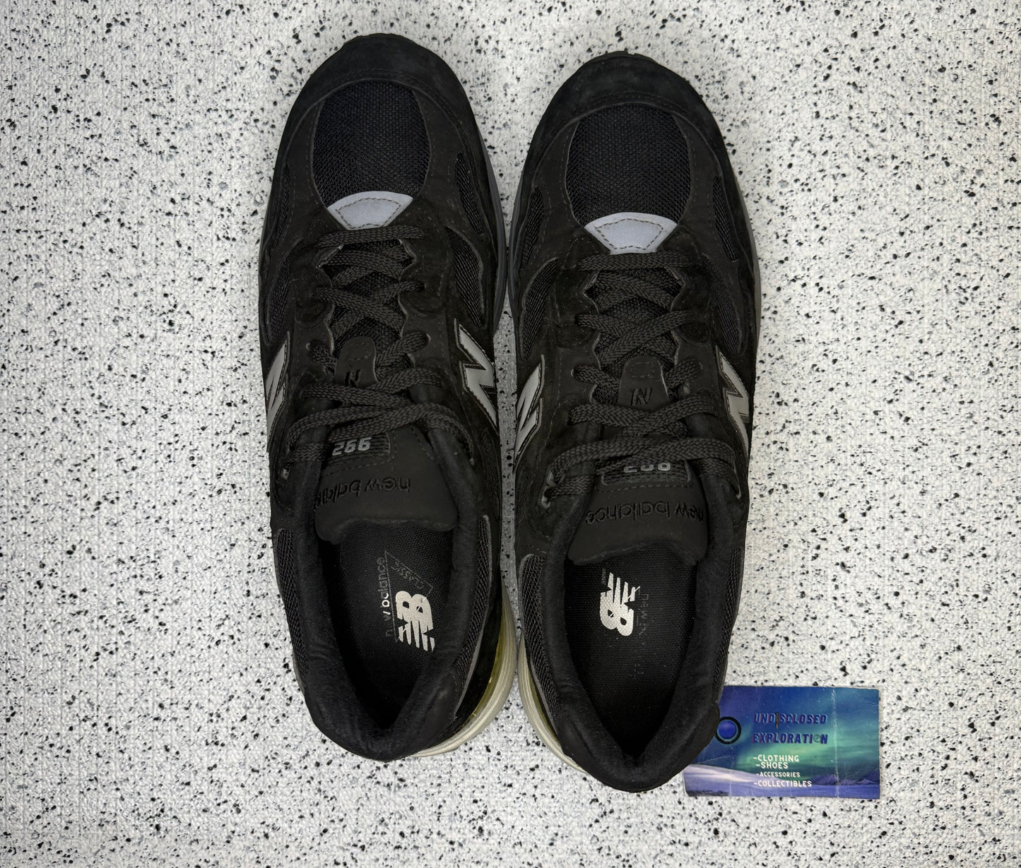 New Balance 992 Black 10 Men/11.5 Women “Preowned”