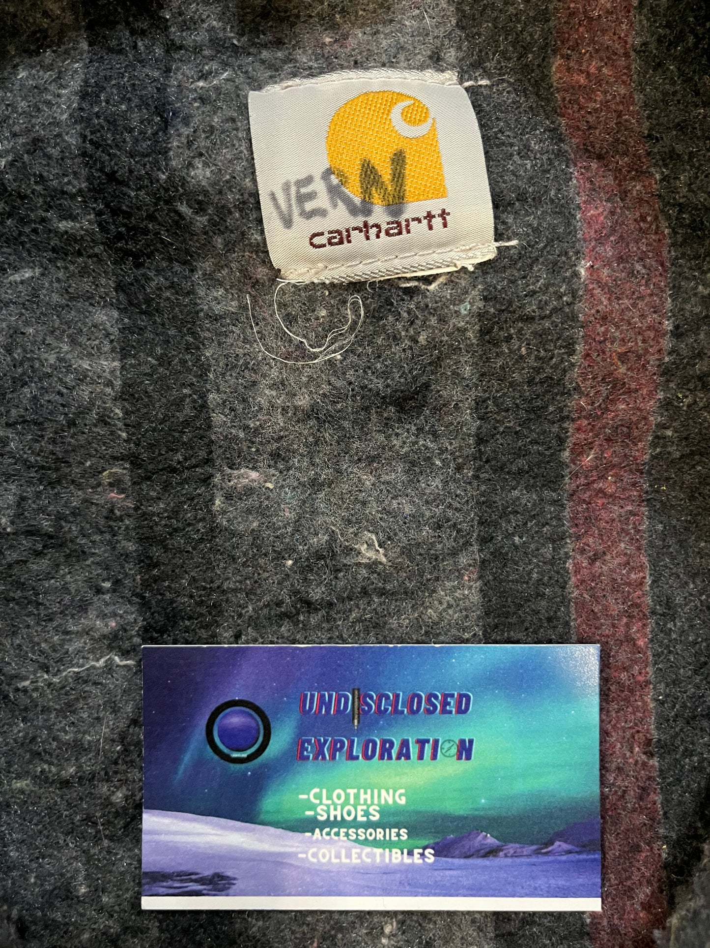 Vintage 1990s Carhartt Detroit black jacket