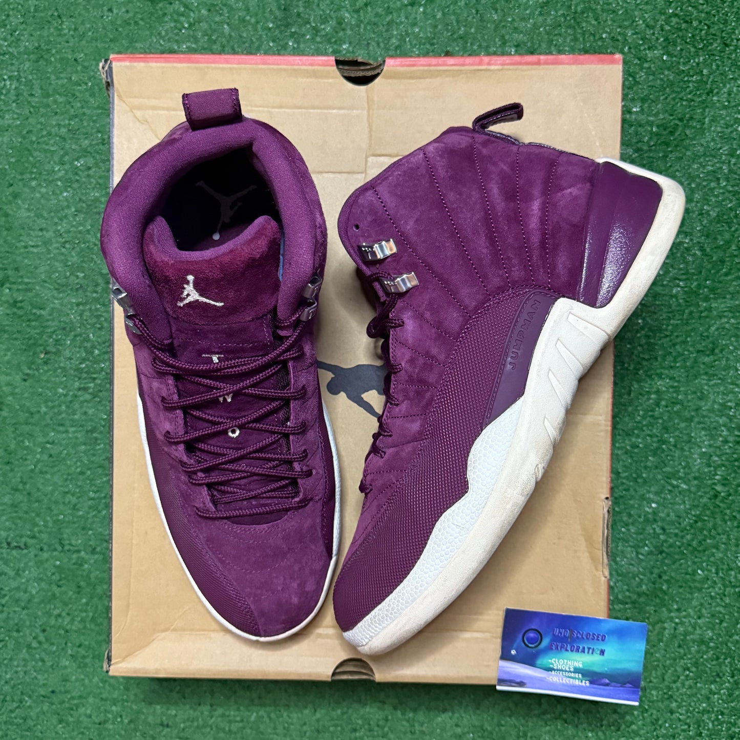 Jordan 12 Bordeaux 11.5 Men/13 Women “Preowned”