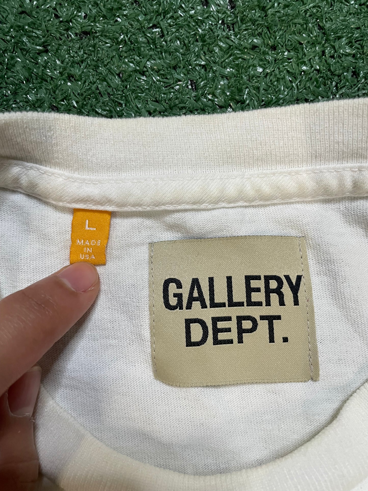 Gallery Dept stop being racist white tee