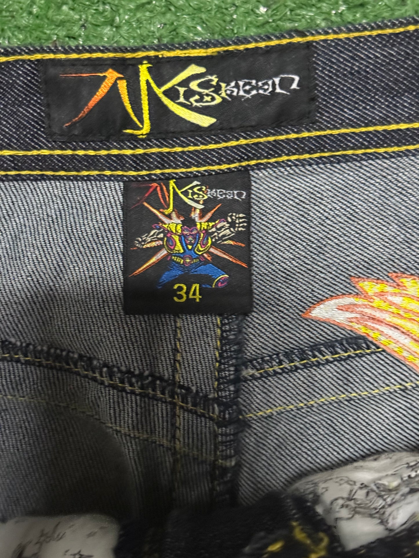 Vintage Miskeen Jeans Comic