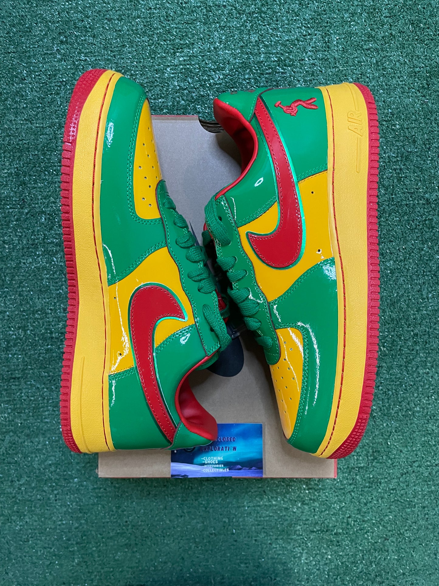 Nike Air Force 1 low X concrete boys lil yachty lucky green