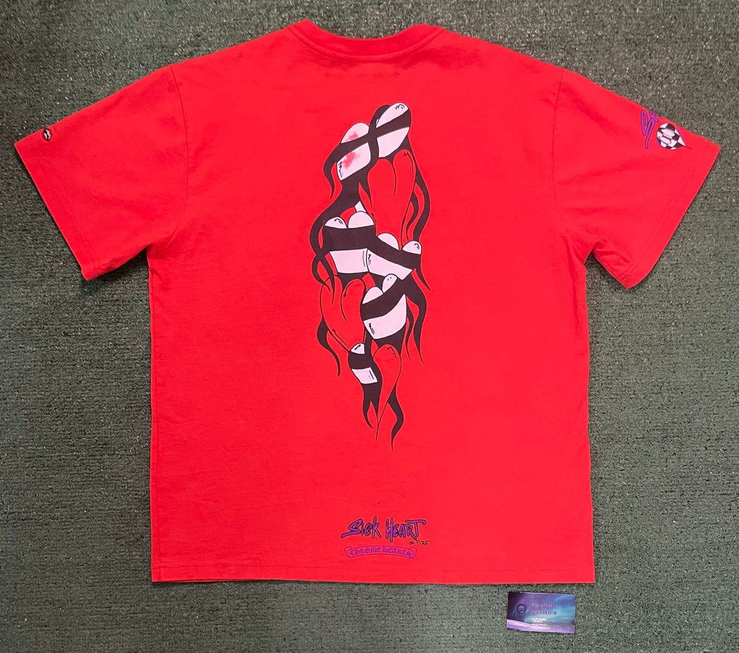Chrome Hearts matty boy sick heart sadistic tee