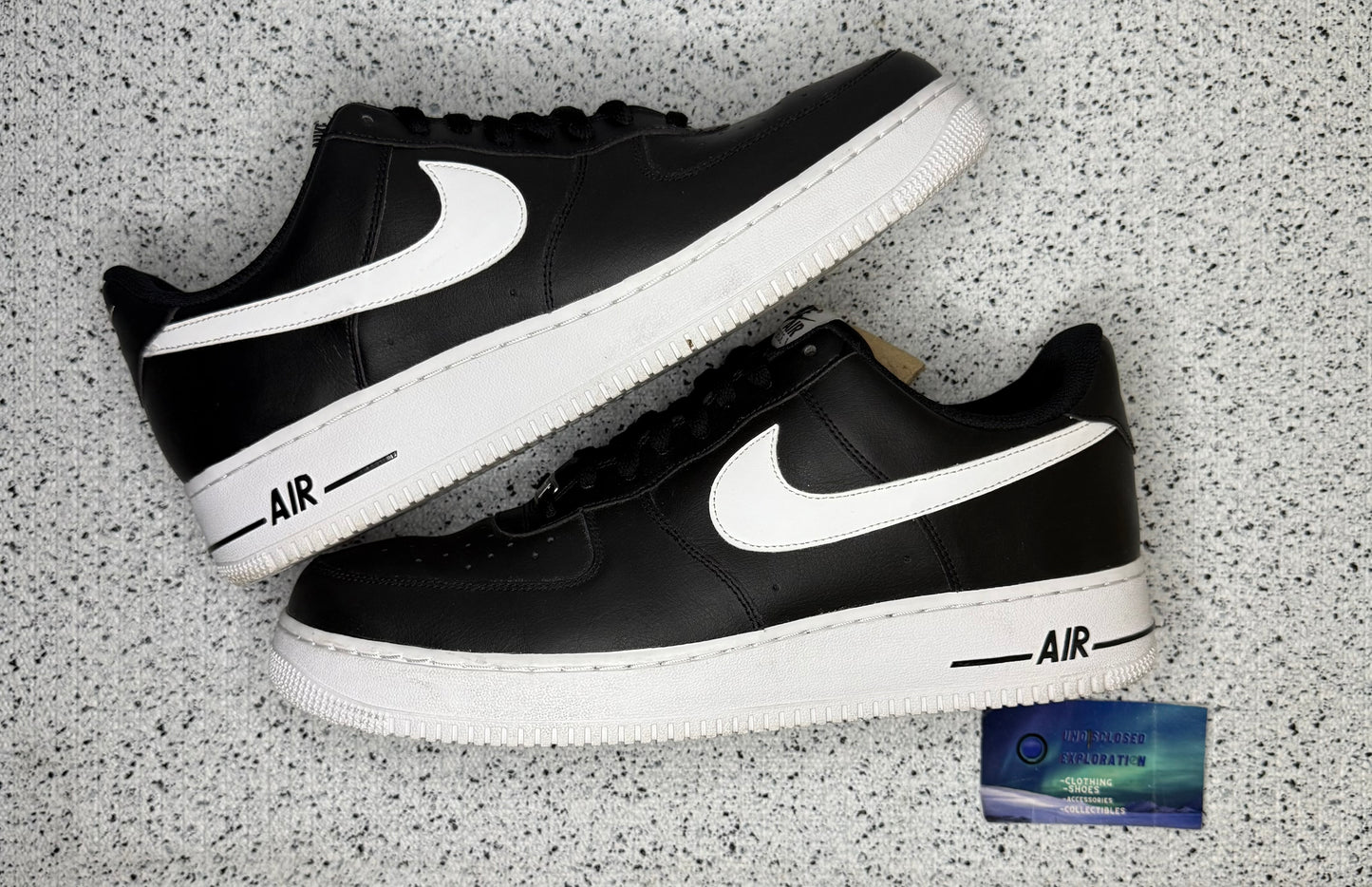 Nike Air Force 1 Black White 13 Men/14.5 Women “Preowned”