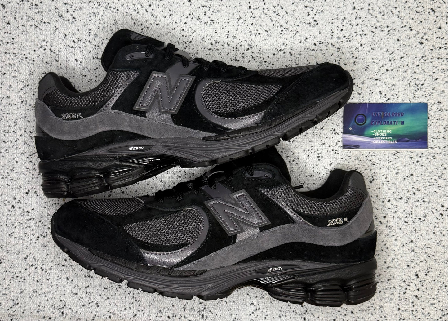 New Balance 2002r Black Grey