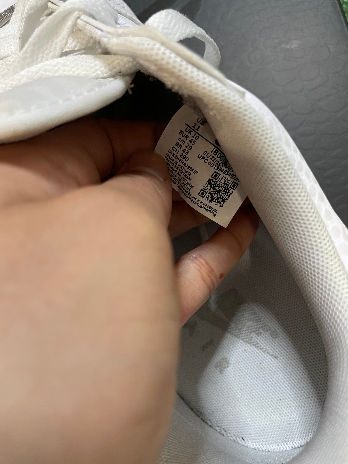 Nike Air Force 1 Low Kobe Bryant forever white size 11men/12.5women