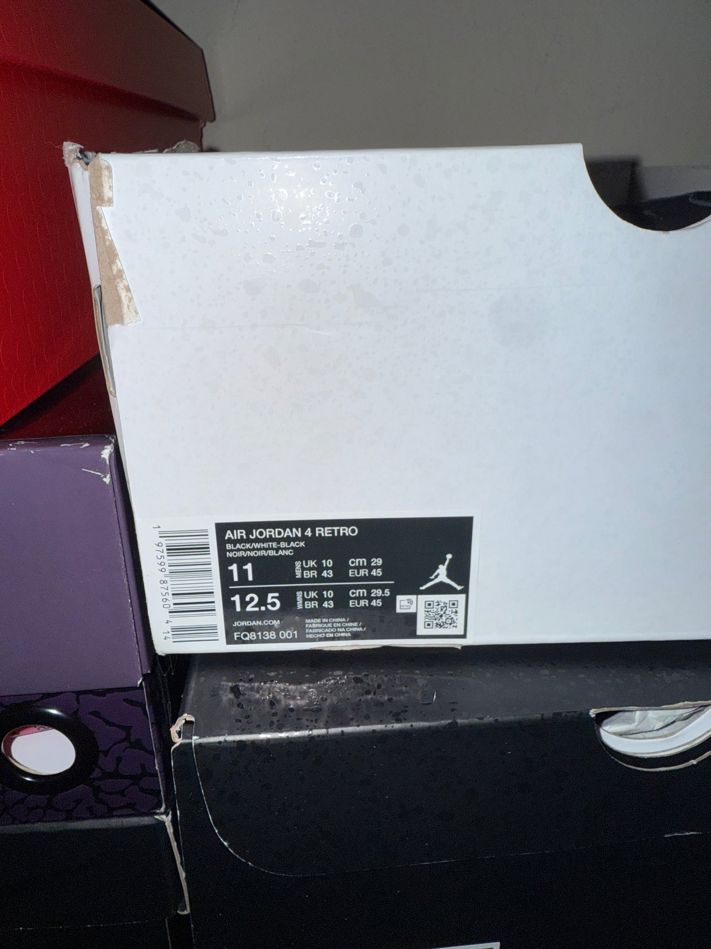 Jordan 4 White Thunder