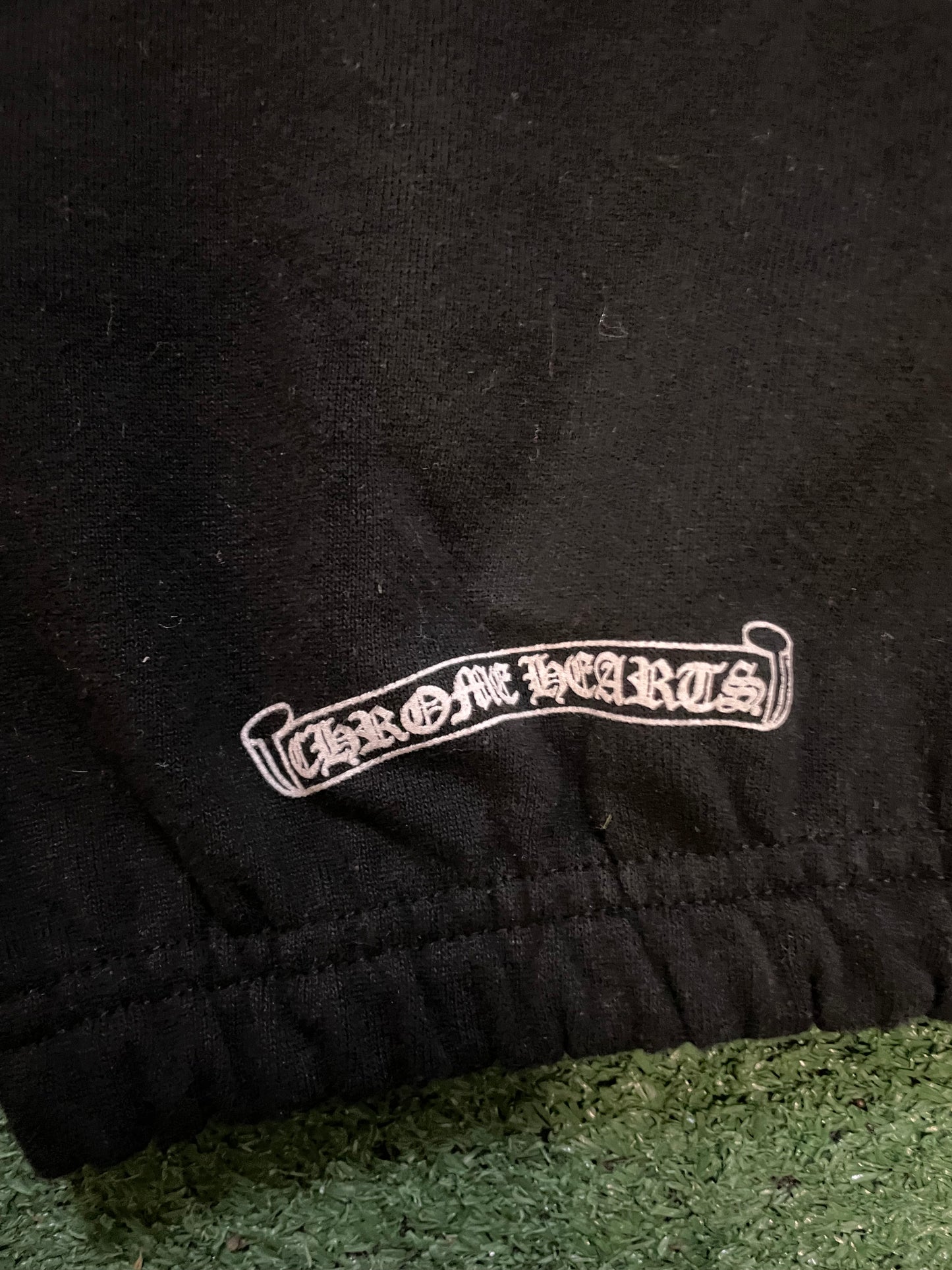 Chrome hearts vertical logo sweatpants