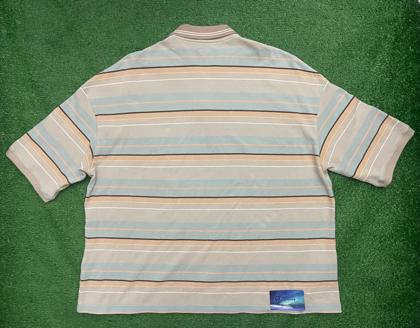 Kapital Striped Short Sleeve Polo