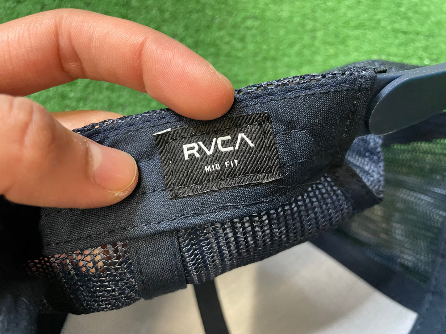 RVCA ticket mesh blue hat