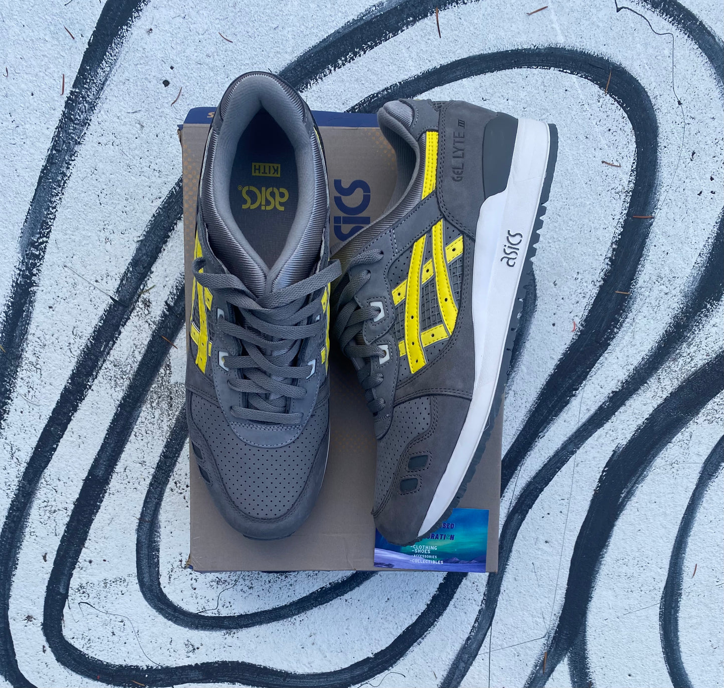 Asics gel lyte 3 kith remastered super yellow