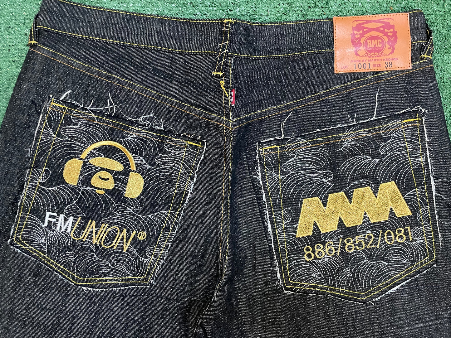 Vintage 1990s RMC Red monkey company indigo wave jean
