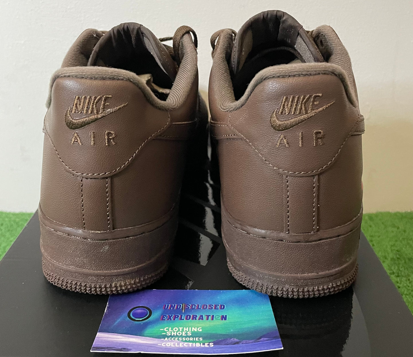 Nike Air Force 1 low x supreme baroque brown size 12men/13.5women