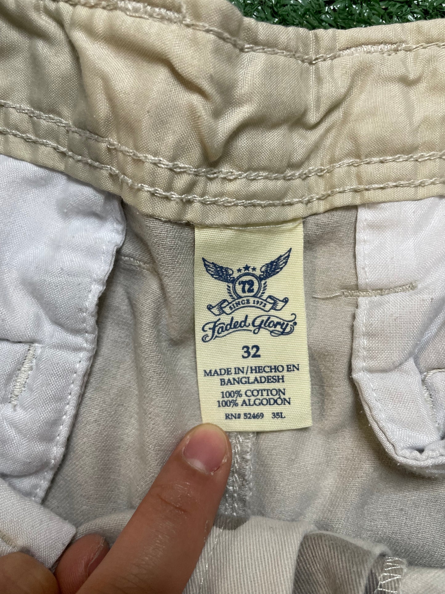 White dessert camo cargo shorts