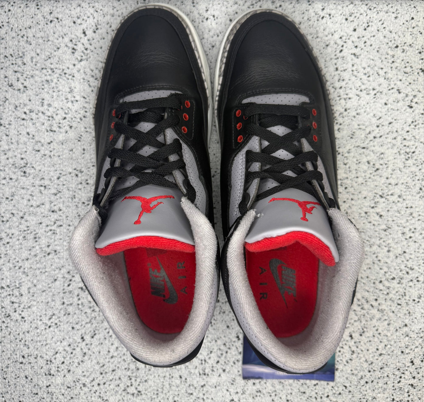 Jordan 3 Black Cement 10 Men/11.5 Women “Preowned”