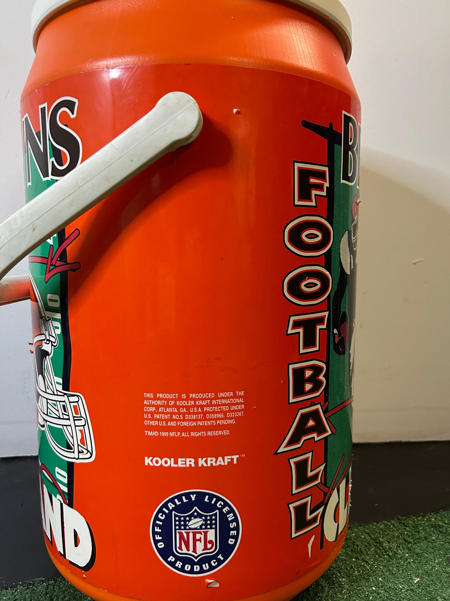 Vintage 1990s Kooler Kraft NFL Cleveland browns
