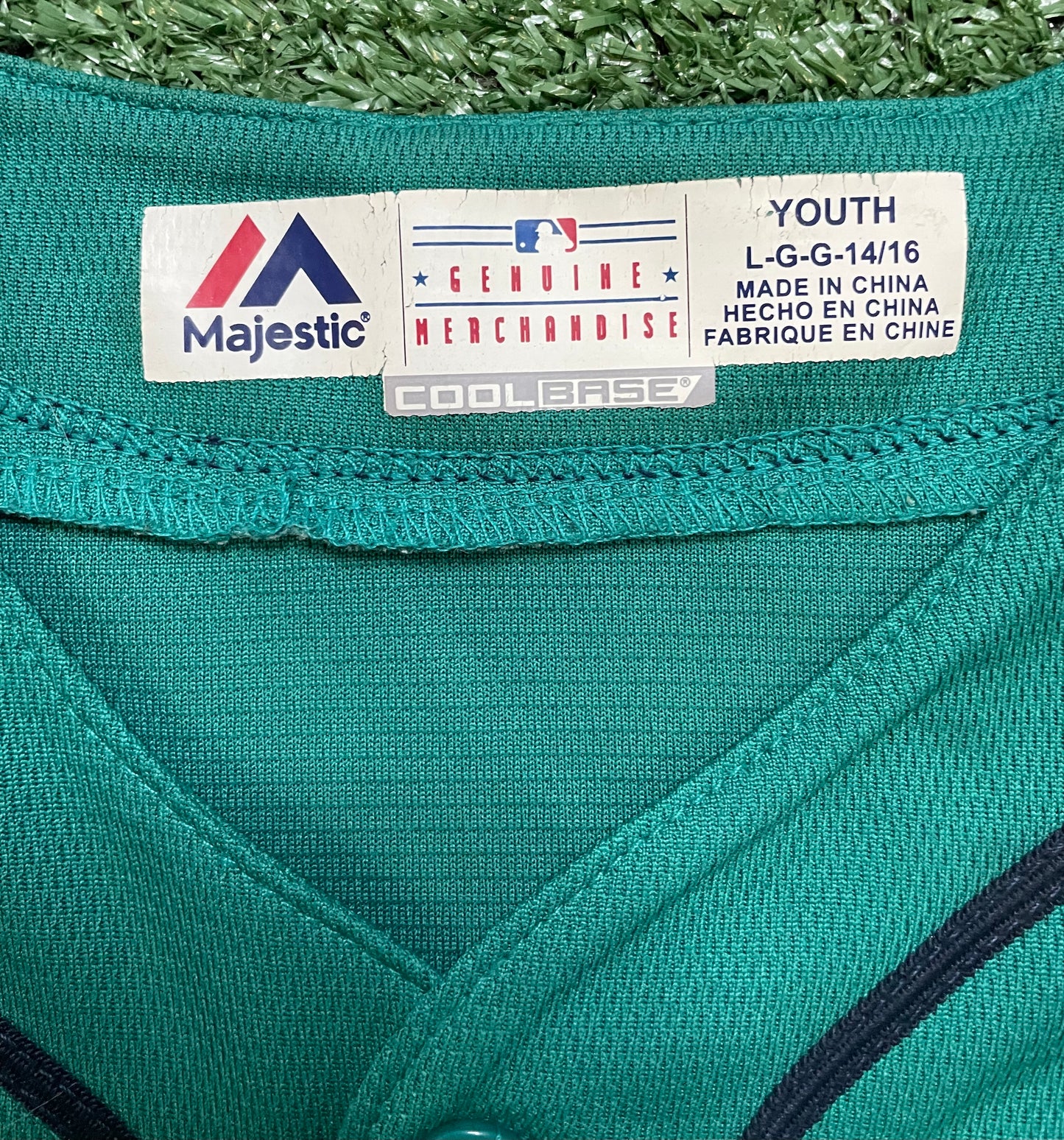 Seattle Mariners teal baseball MLB jersey