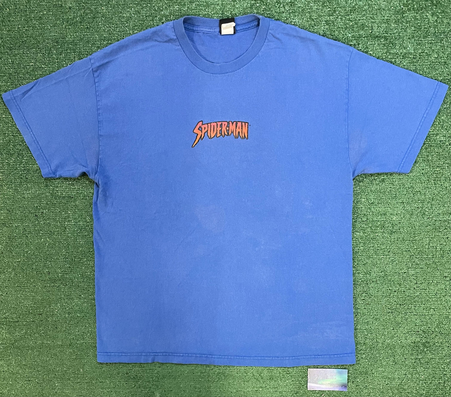 Vintage 1990s Spider-Man web comic tee
