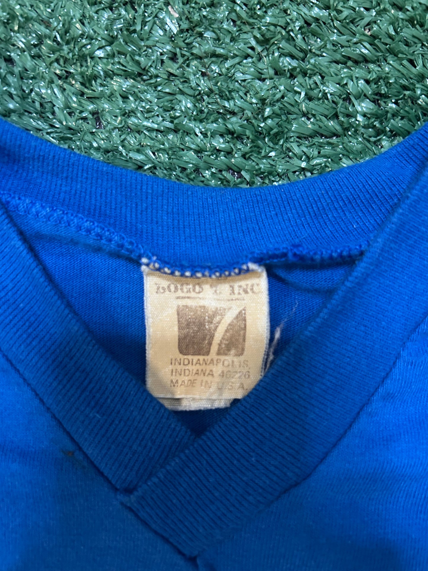 Vintage 1990s Seattle Seahawks striped tee