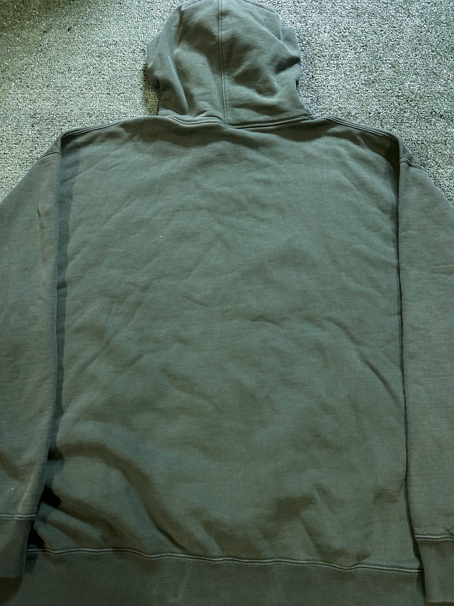 Nike forest green solo swoosh hoodie