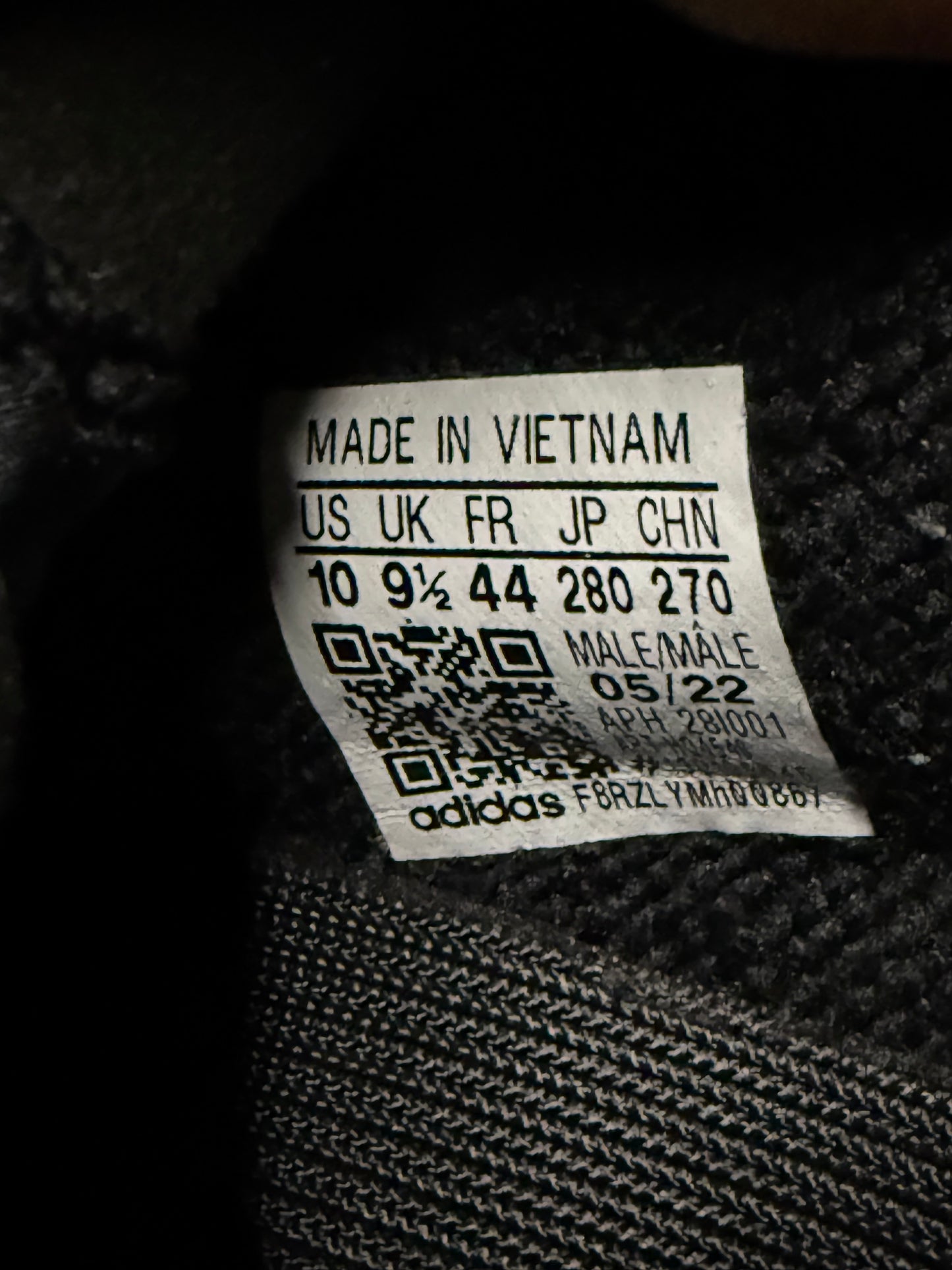 Adidas Yeezy 350 Onyx 10 Men/11.5 Women “Preowned”