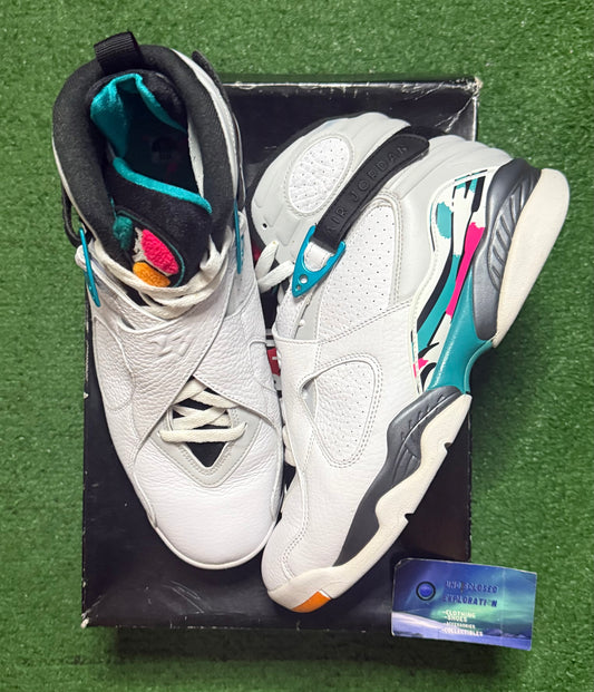 Jordan 8 South Beach 11 Men/12.5 Women “Preowned”