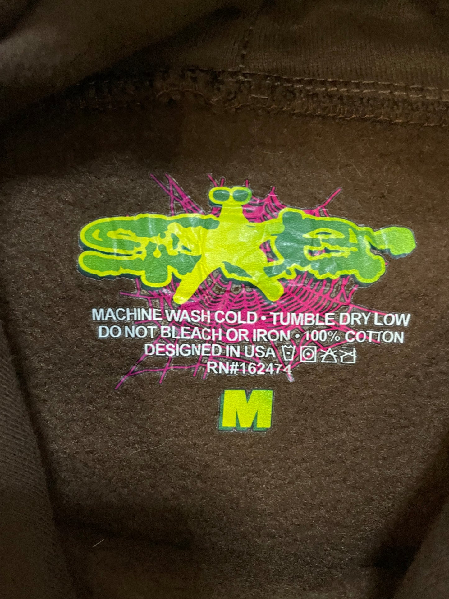 Spider brown web Hoodie