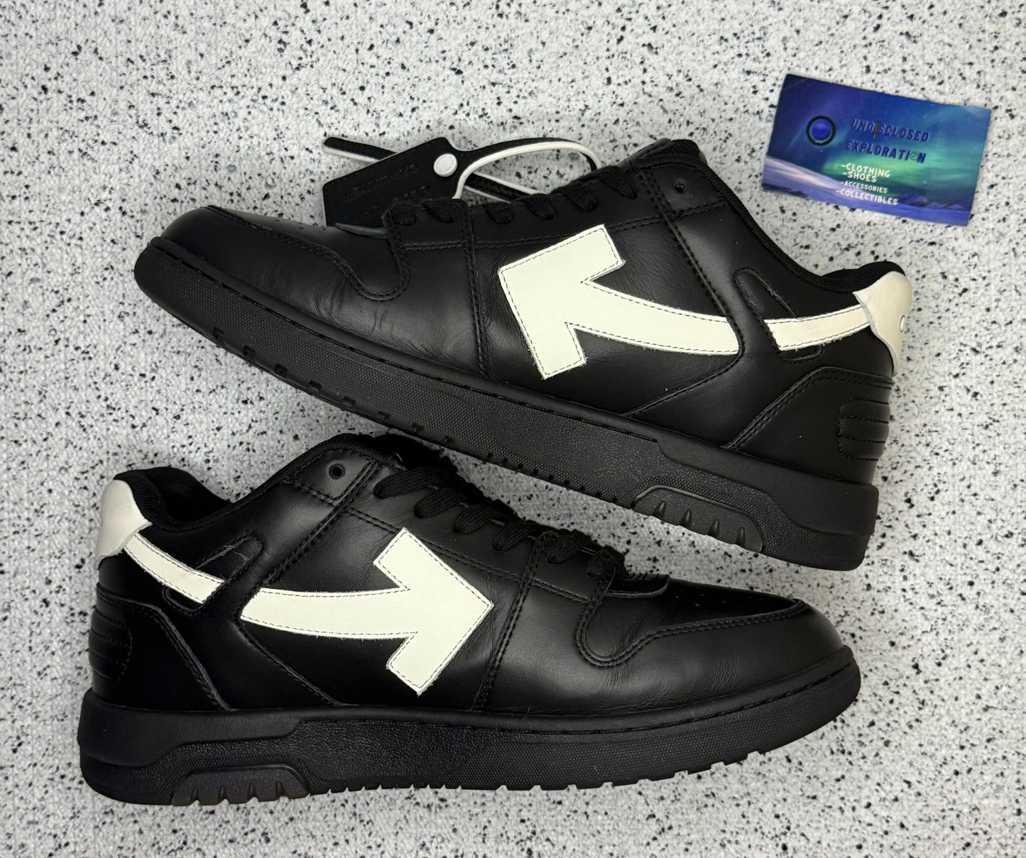 Off-White Out Of Office OOO Low Tops 43 EU/ 10 Men “Preowned”