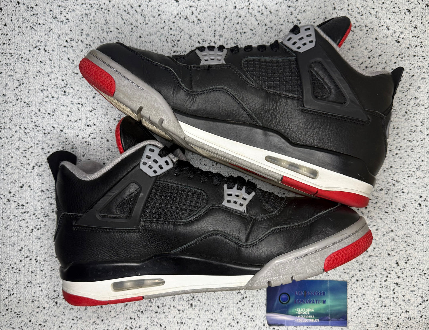 Jordan 4 Bred Reimagined 10.5 Men/12 Women “Preowned”