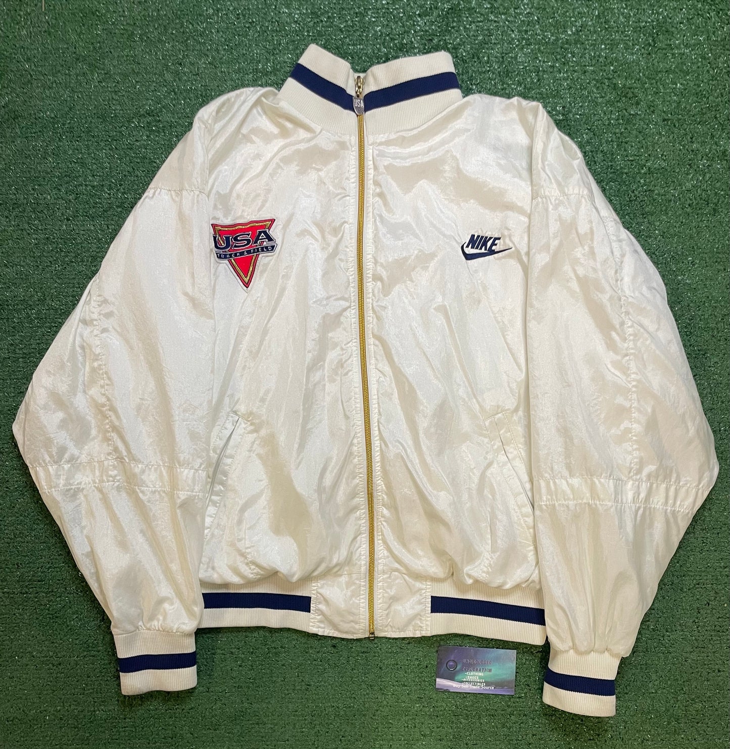 Vintage 1990s Nike USA Olympics track & field jacket