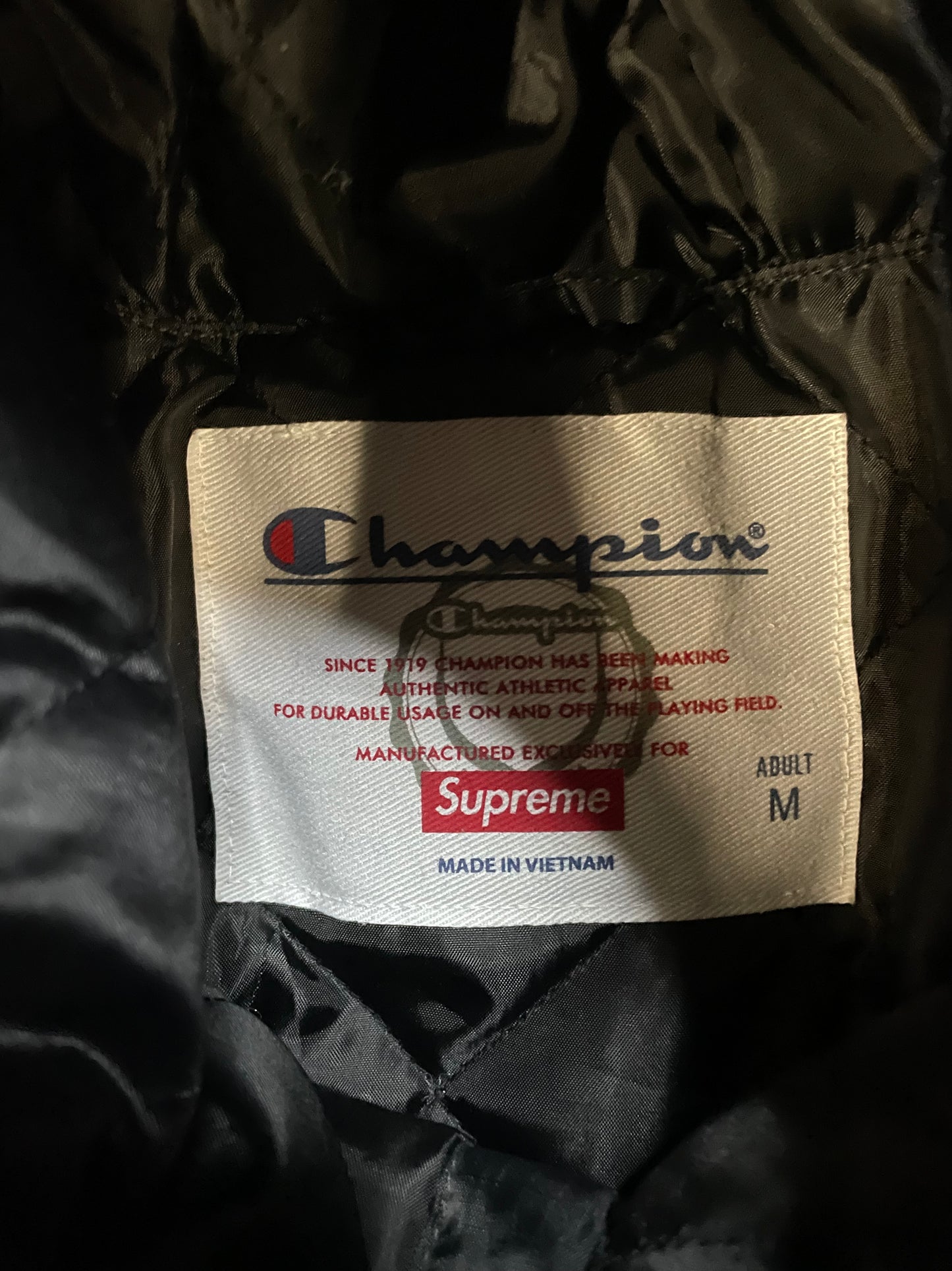 Supreme X champion pullover black jacket