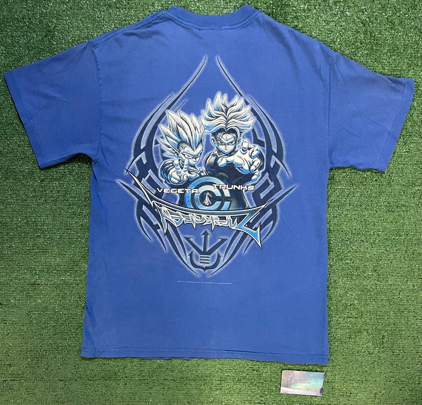 Vintage 2000s Dragon Ball Z vegeta and trunks tee