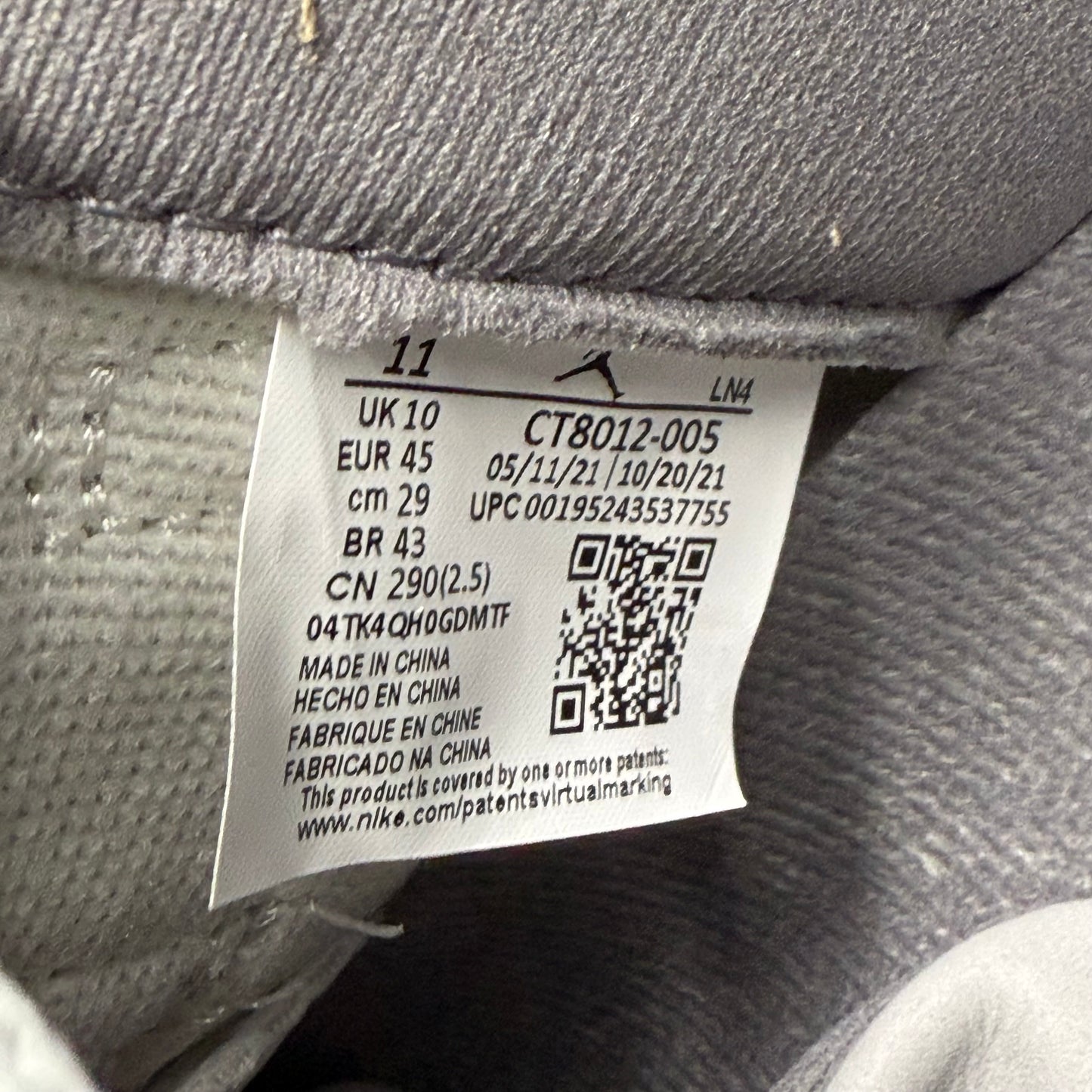 Jordan 6 Cool Grey