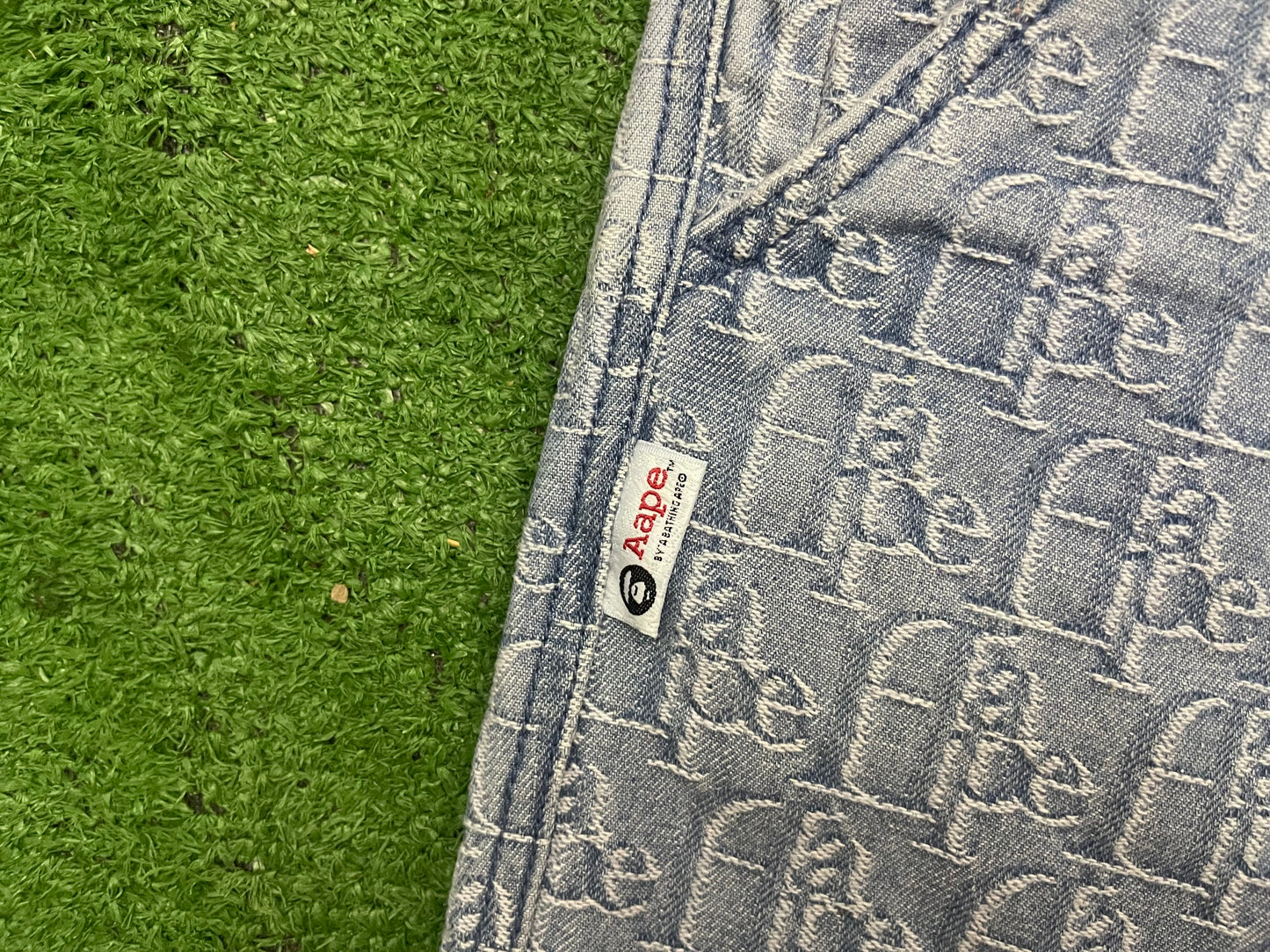 Aape By a Bathing Ape Monogram logo Shorts