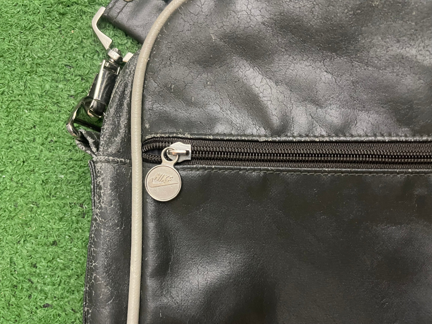 Vintage Leather Nike Sachel Bag