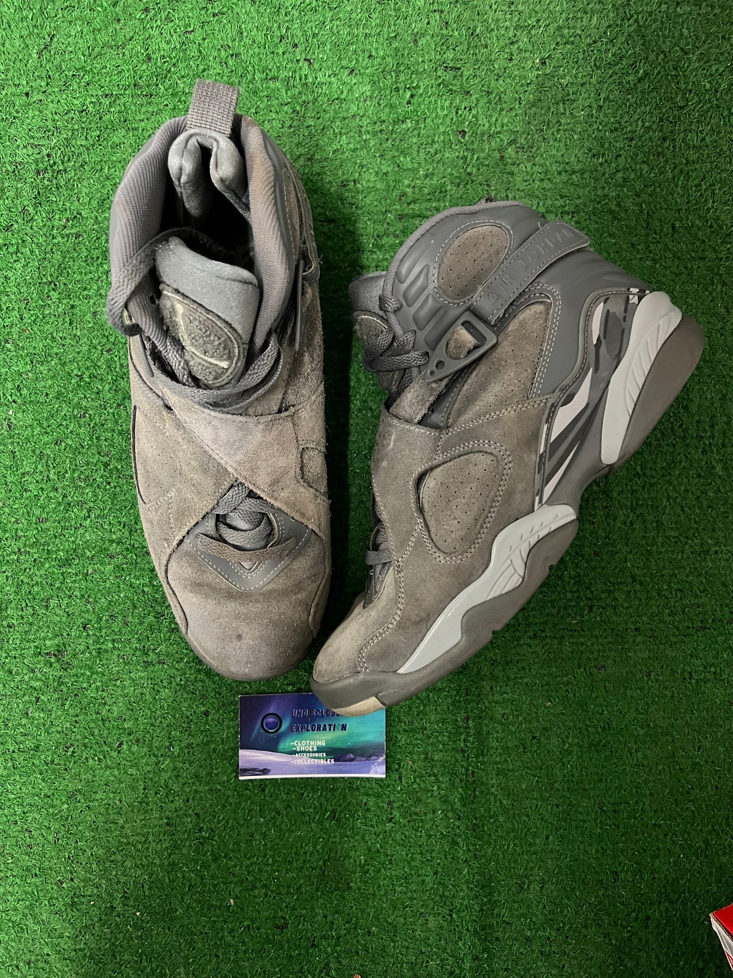 Jordan 8 cool grey size 9men/10.5women