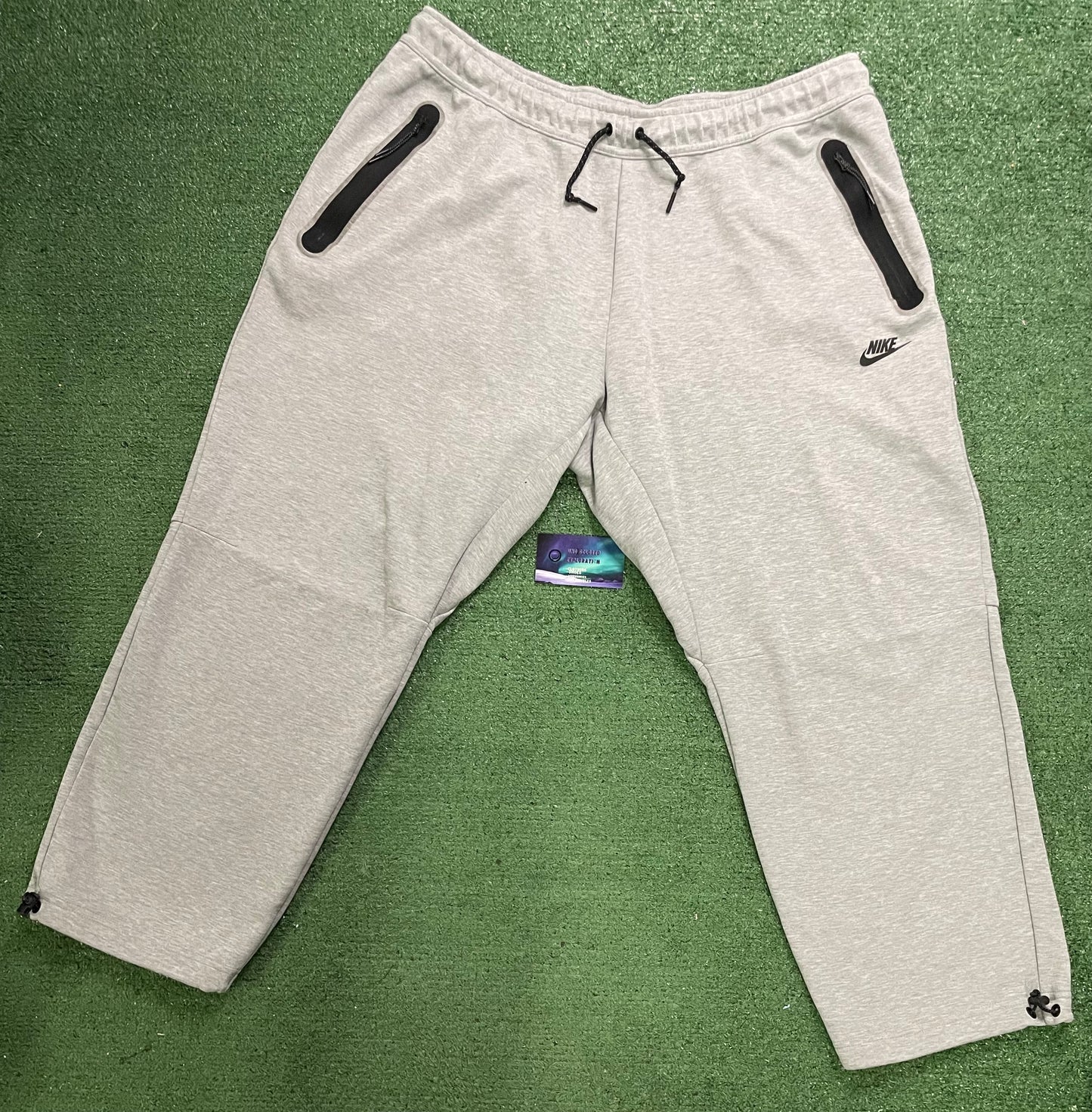 Nike tech fleece grey straight leg pants