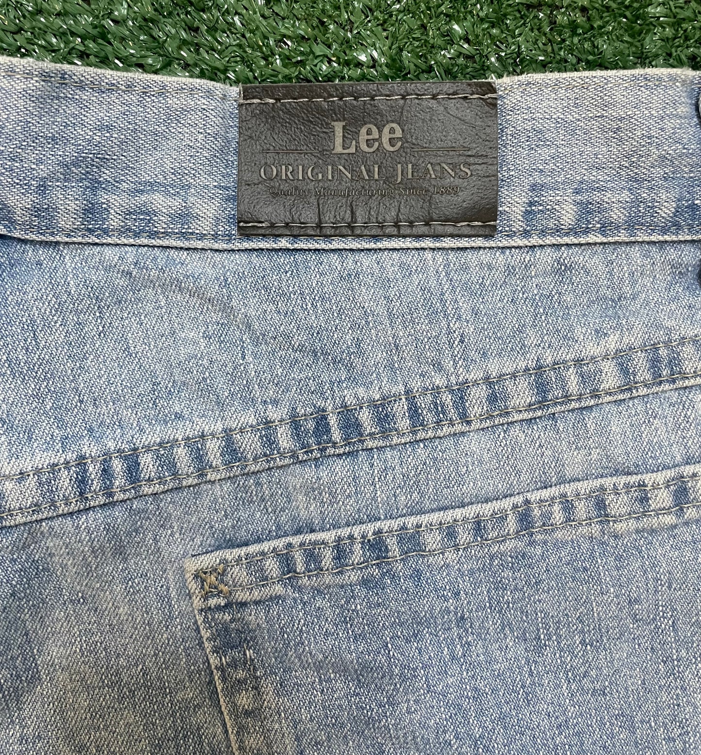 Vintage Lee light wash Jean shorts