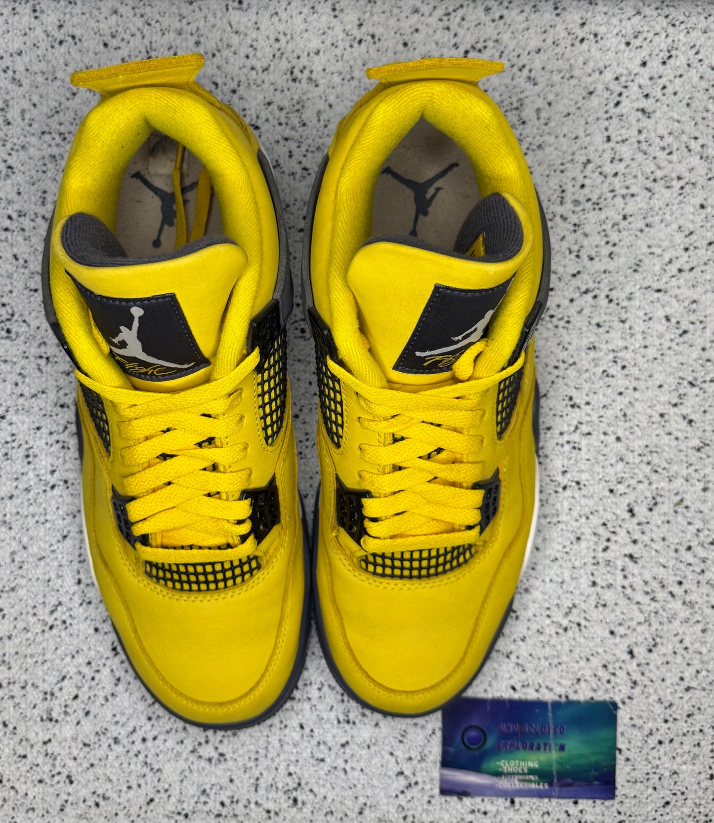 Jordan 4 Lightning 9.5 Men/11 Women “Preowned”