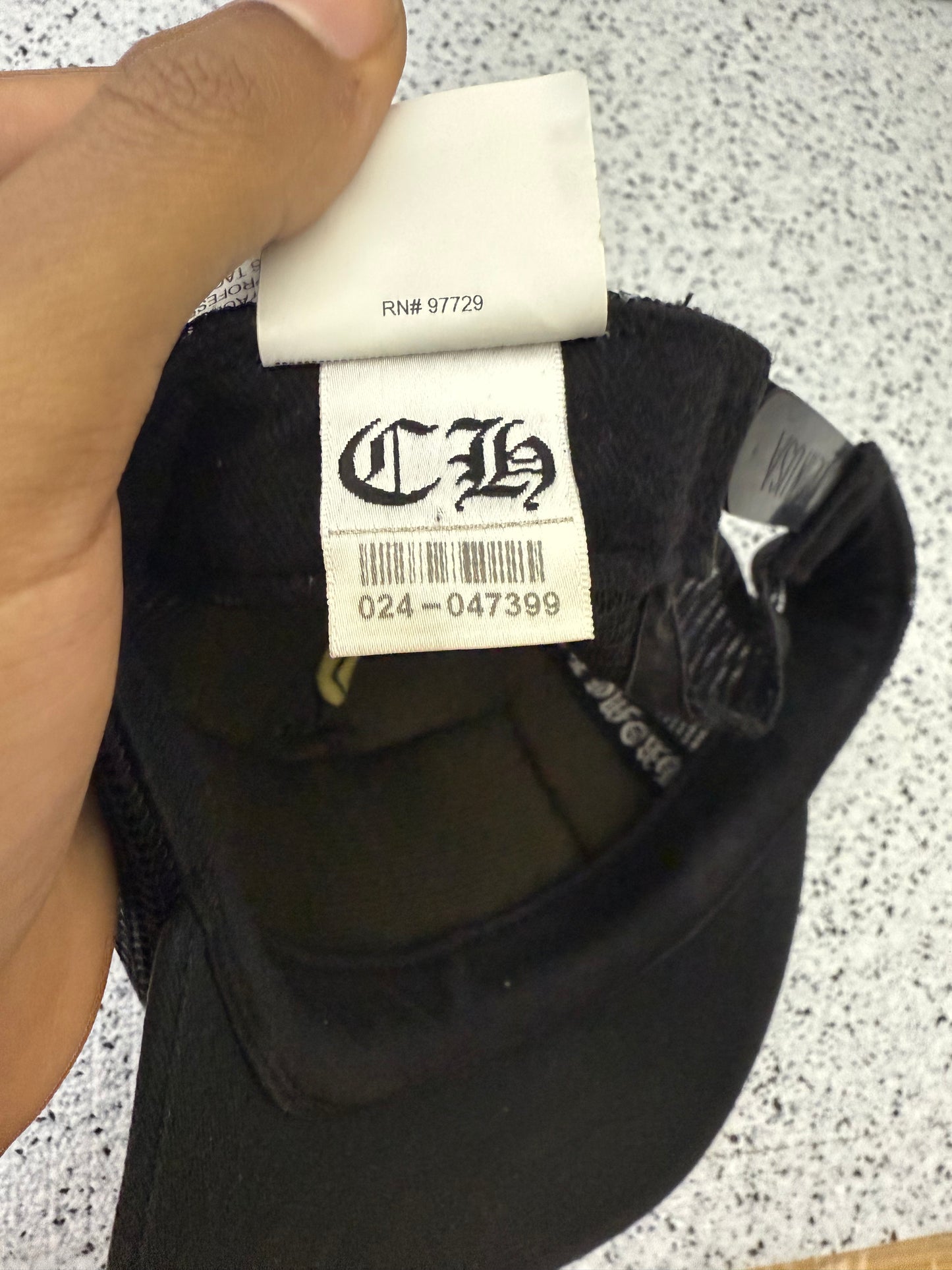 Chrome Hearts Hollywood F*** Hat Black