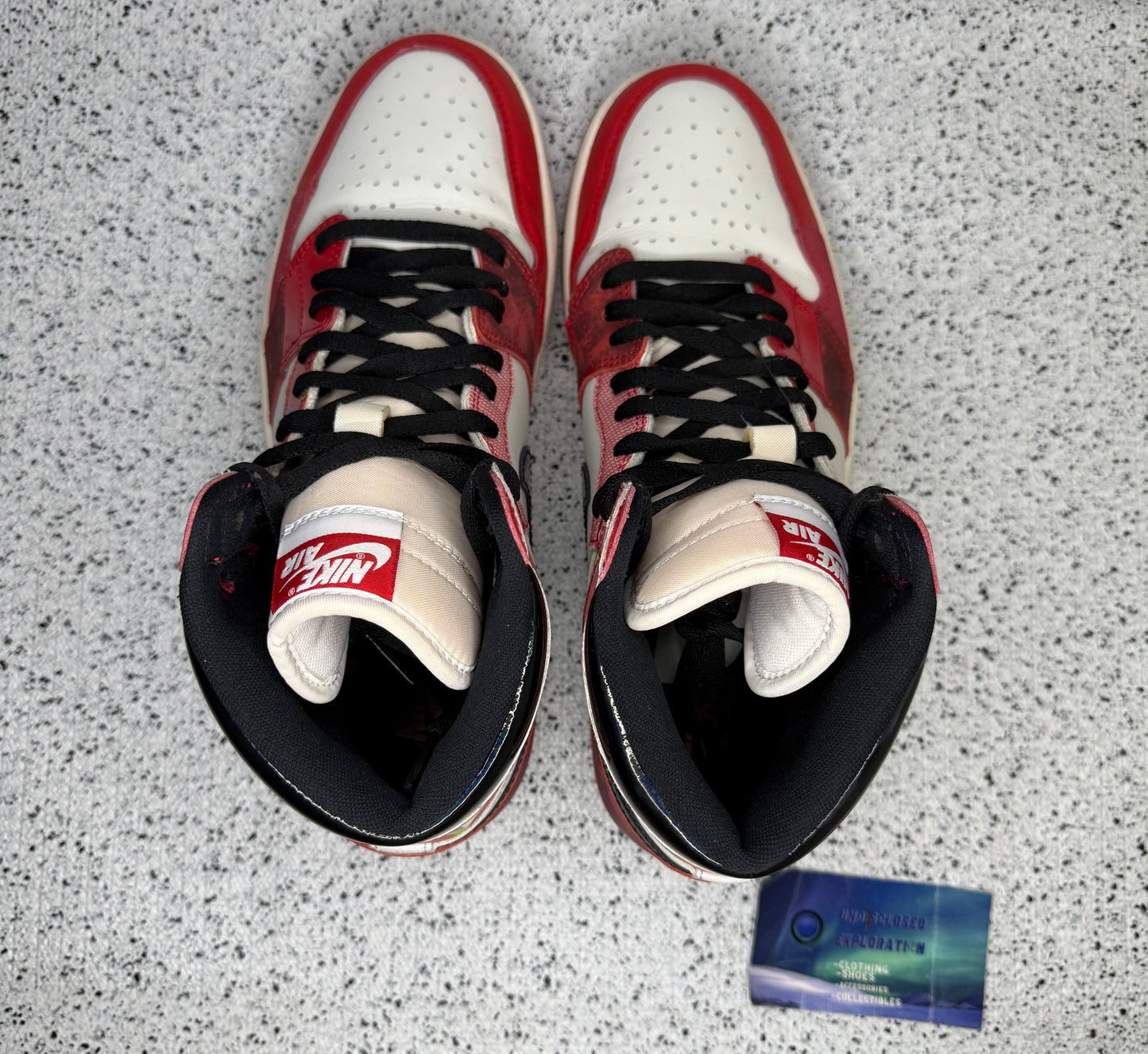Jordan 1 Spider Man Next Chapter 10 Men/11.5 Women “Preowned”