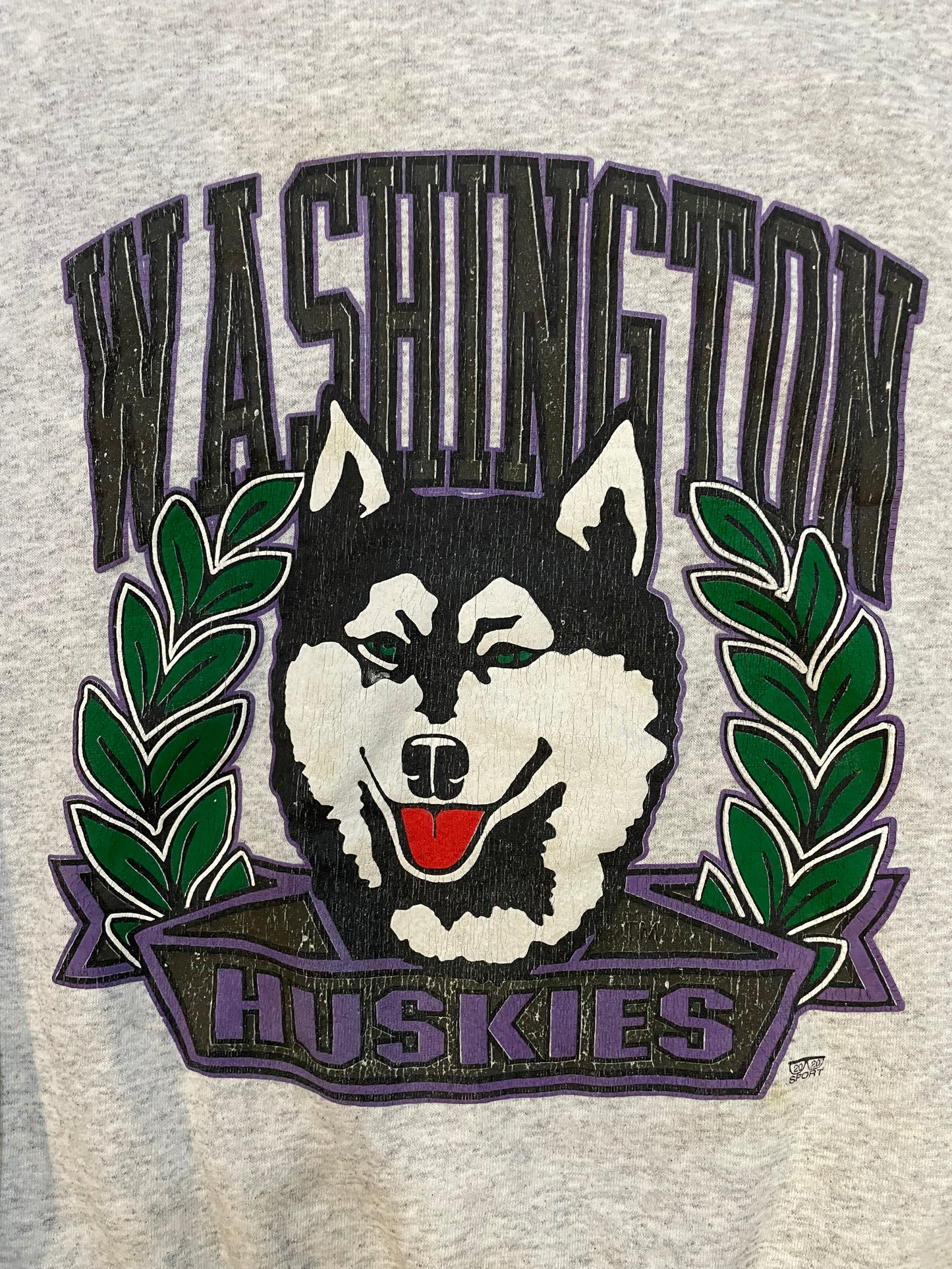 Vintage 1990s UW University of Washington husky crewneck