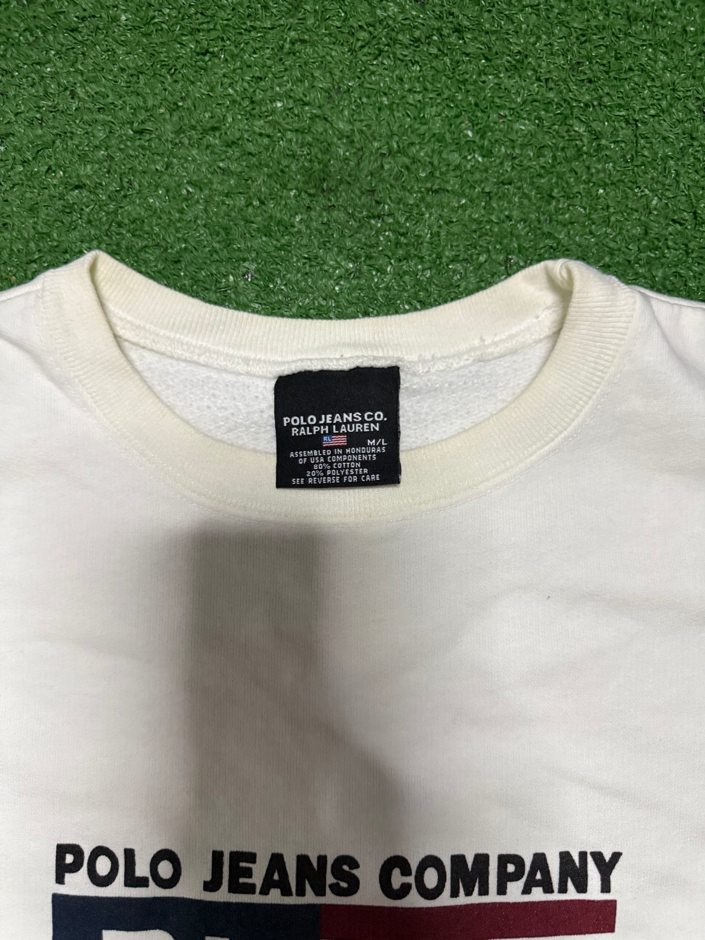 Vintage Polo Ralph Lauren Flag Crewneck