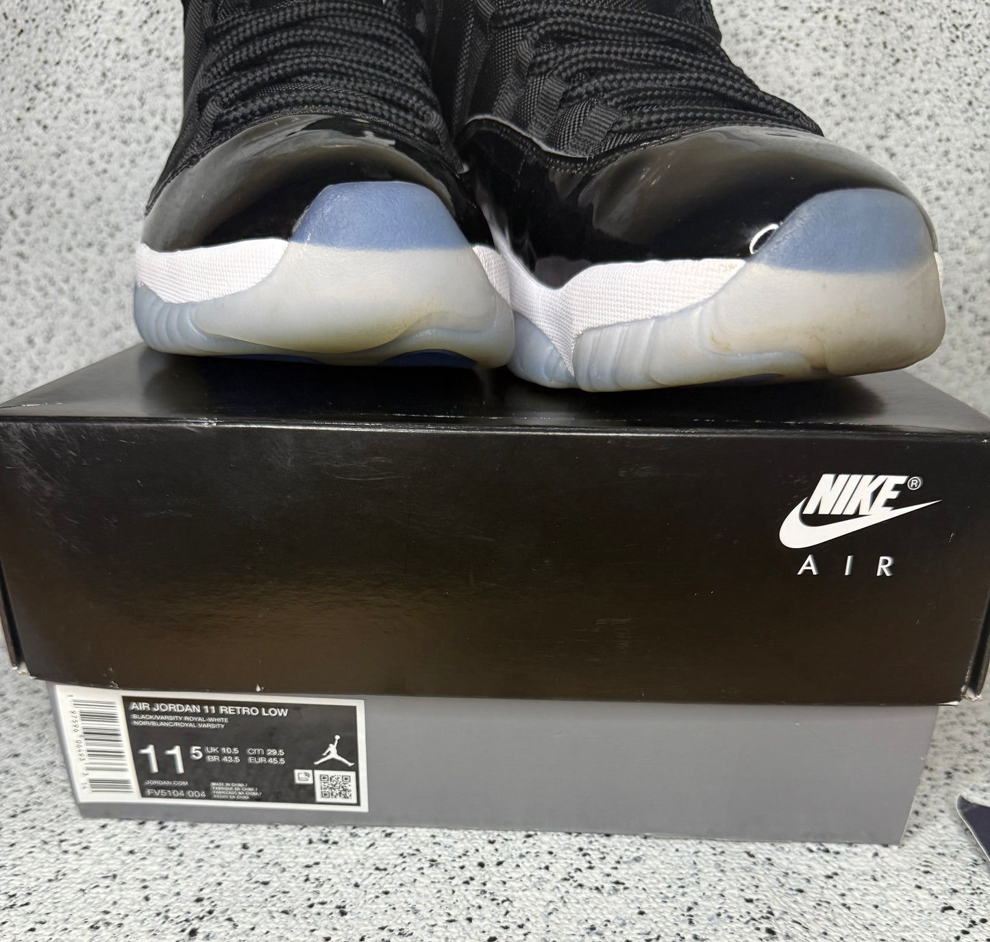 Jordan 11 Low Space Jam 11.5 Men/13 Women “Preowned”