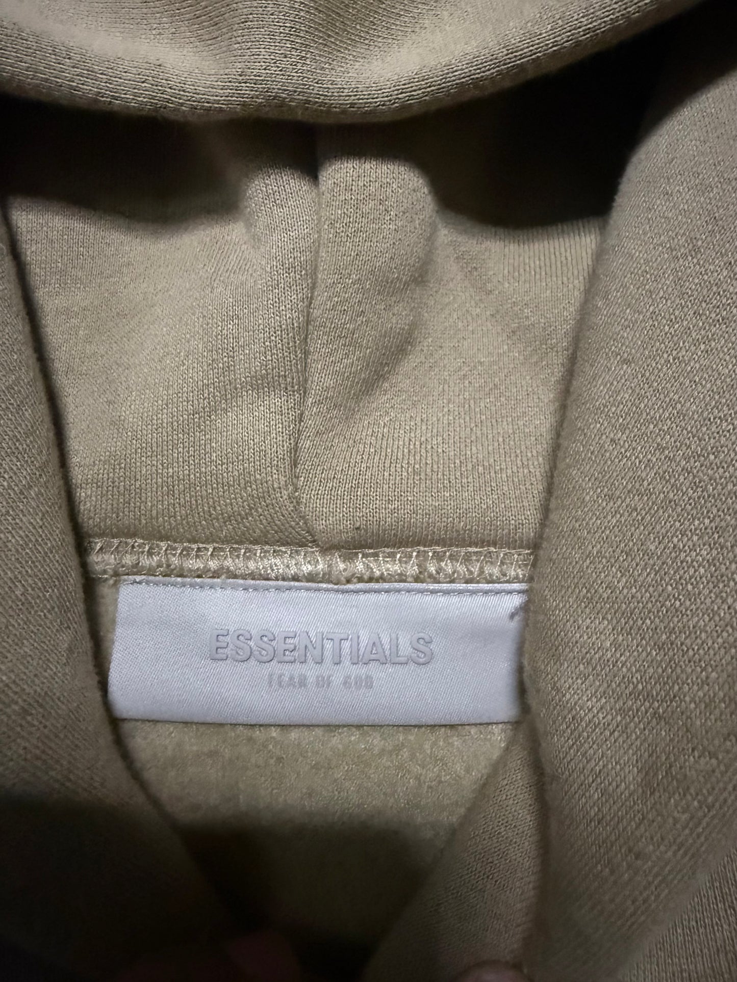 Fear Of God Essentials Relaxed Hoodie Oak