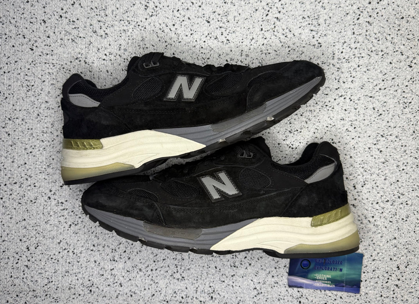 New Balance 992 Black 10 Men/11.5 Women “Preowned”