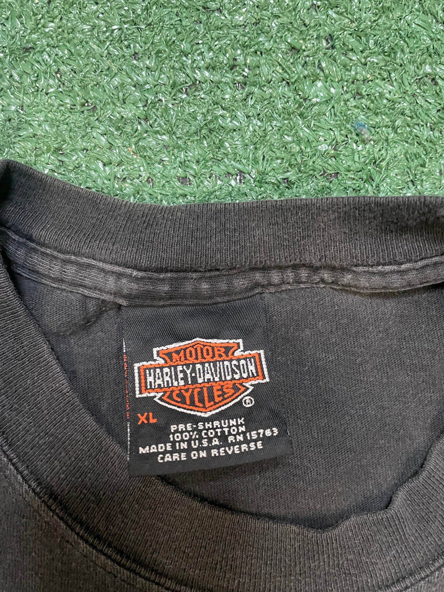 Vintage 2000s Need For Speed Helsinki Finland Harley Davidson tee