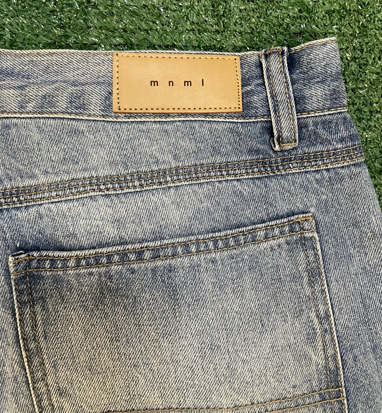 Mnml star black and red jeans